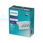 Philips MR16 LED 410Lm Cool White 5W Spot - 4 Pack