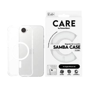 Panzer Samba Phone Case Mag-Safe for iPhone 16e Recycled Tpu Material - Clear
