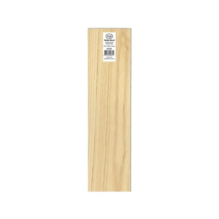 Boyle 915 x 100 x 2.5mm Hobby Wood Sheet