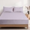 CleverPolly Vintage Washed Microfibre Fitted Sheet Set with Matching Pillowcases (Eucalypt, King Single)