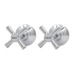 Shaw & Mason Chrome Easy Clean Wall Top Assembly