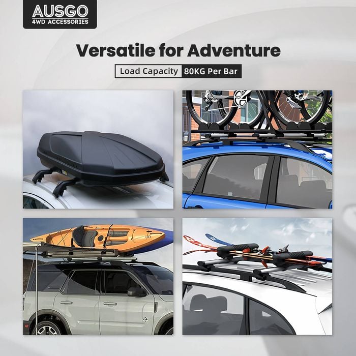 AUSGO Car Roof Rack for Honda HRV HR-V 2015-2022 Cross Bars 80kgs