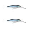 2x Rapala 18cm X Rap Magnum 40 Deep Diving Trolling Lures - Blue Sardine