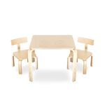Babyhood Scandi Playing Table & Chairs - Natural
