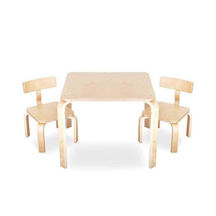 Babyhood Scandi Playing Table & Chairs - Natural
