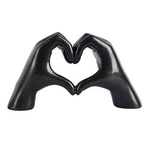 NNEOBA Nordic Style Heart Gesture Sculpture