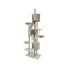 Yes4pets 244 Cm Xl Multi Level Cat Scratching Post Tree Scratcher Pole- Beige