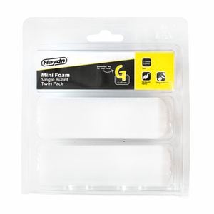 Haydn 110mm Mini Foam Roller Sleeve Single Bullet - Twin Pack