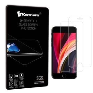 Icoverlover For  [2-pack] Iphone Se 5g (2022), Se (2020) Glass Screen Protector