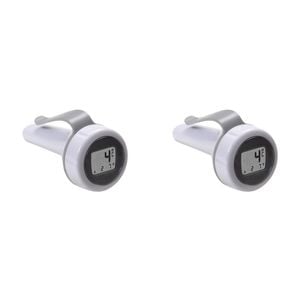 2PK Acurite Digital Fridge, Freezer & Cooler Thermometer Celcius White