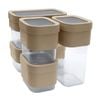Live it 5 piece Taupe Pantry Storage Set