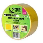Croc Grip 5m x 50mm Yellow Anti-Slip Tape