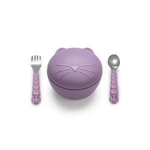 Melii Silicone Animal Bowl With Lid And Utensils - Surprise Style Selection
