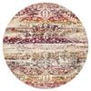 The Rug Connection Gallery 865 Off White 200x200cm - Medium Round Transitional Pet Friendly Indoor Rug