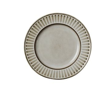 Casa Domani Durable Stoneware Leros Rim Plate Dinnerware 19cm