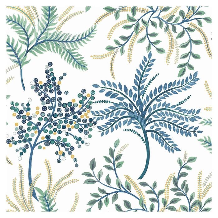 Bedgebury - Blue Green Wallpaper TJ40402