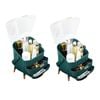 SOGA 2X 29cm Green Countertop Makeup Cosmetic Storage Organiser