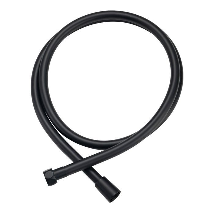 Mondella 1500mm Matte Black PVC Shower Hose Connection