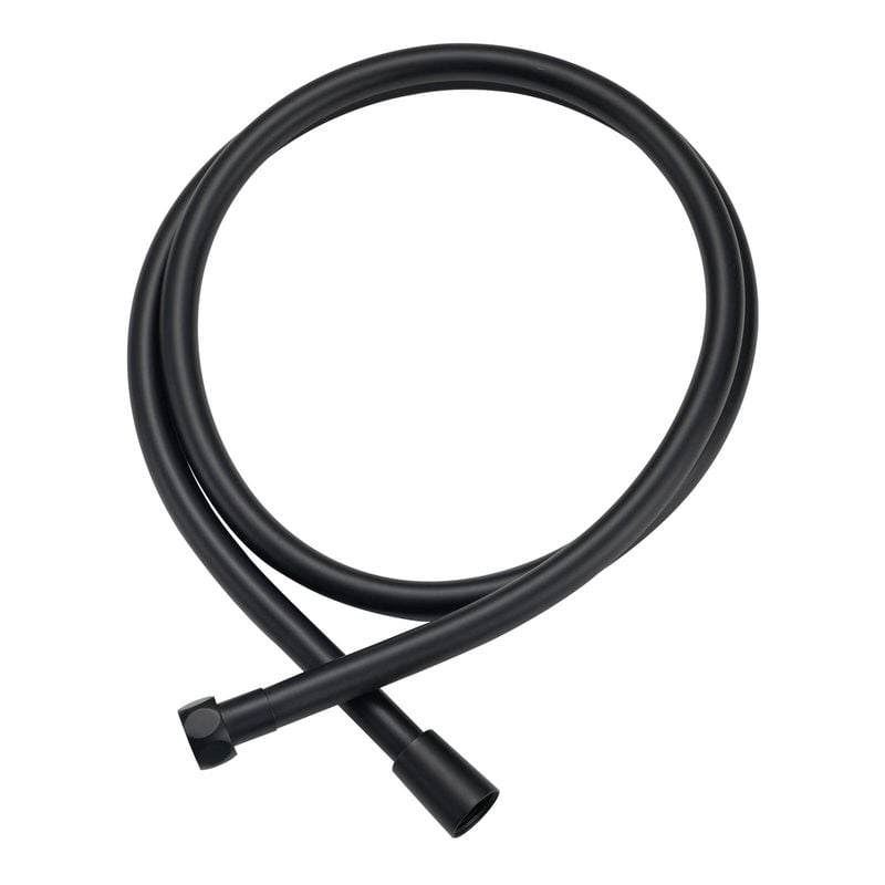 Mondella 1500mm Black Matte PVC Shower Hose Connection