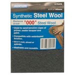 Norton Wool Pads 111x140mm Steel Charcoal - Charcoal