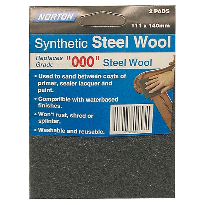 Norton Wool Pads 111x140mm Steel Charcoal - Charcoal
