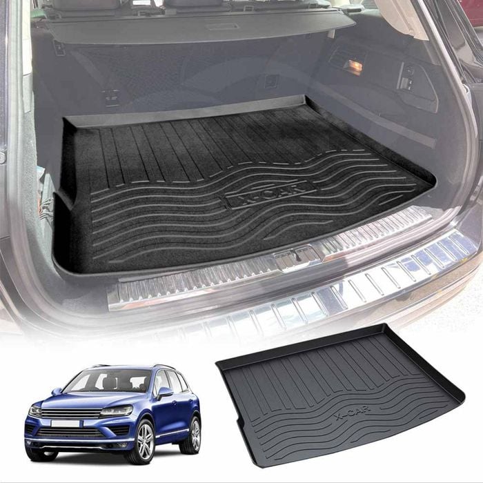 Waterproof Cargo Mat Boot Liner Luggage Tray Fit for VW Volkswagen Touareg 2011-2018