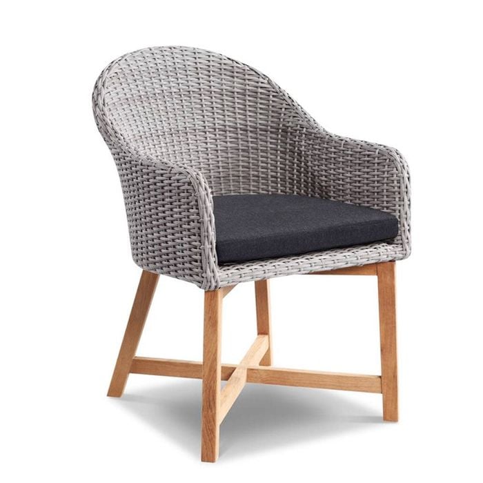 Plantation With Coastal Outdoor Wicker Dining Chairs