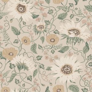 Wallpaper Trader Solveig Wallpaper Roll 10.05m X 53cm, Tan