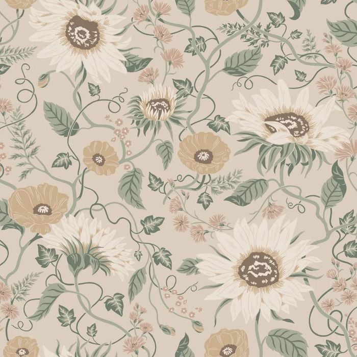 Wallpaper Trader Solveig Wallpaper Roll 10.05m X 53cm, Tan