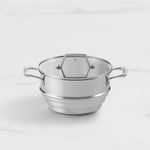 Wolstead Steeltek Ultra Stainless Steel Multi Steamer with Lid 16/18/20cm