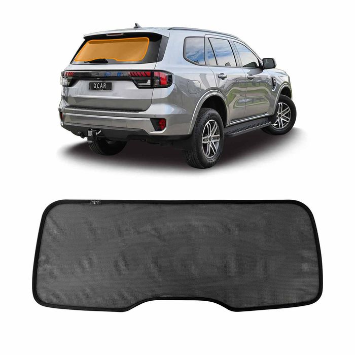 Rear Windscreen Sun Shade For Ford Everest 2022-onwards Car Uv Protection Wind Screen Shade Sunblind Mesh