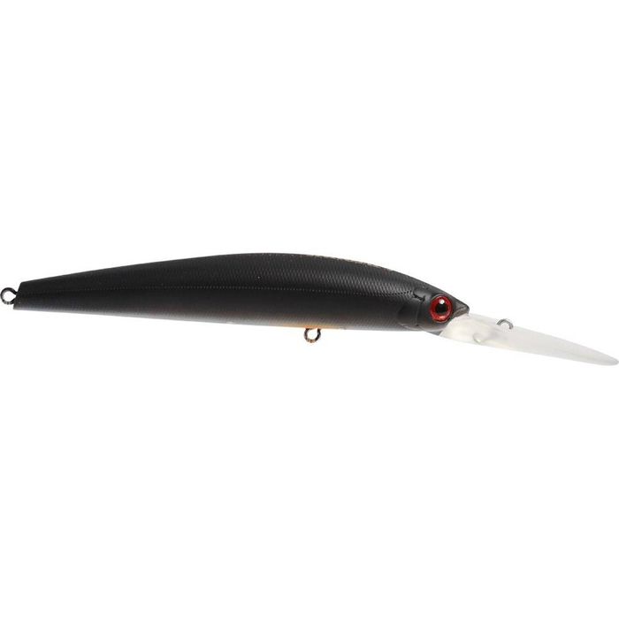 Atomic Hardz Slim Twitcher Deep 95mm 10.6g Suspending Fishing Lure Black Beauty