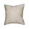 CottonMore A pair of 100% Cotton Sateen Jacquard Beige Euro & Square Cushion Covers 45x45cm