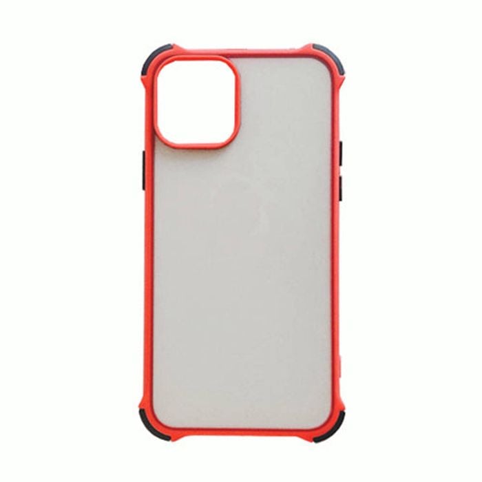 Shockproof Armour Matte Case Cover - For Apple iPhone XR (Red)