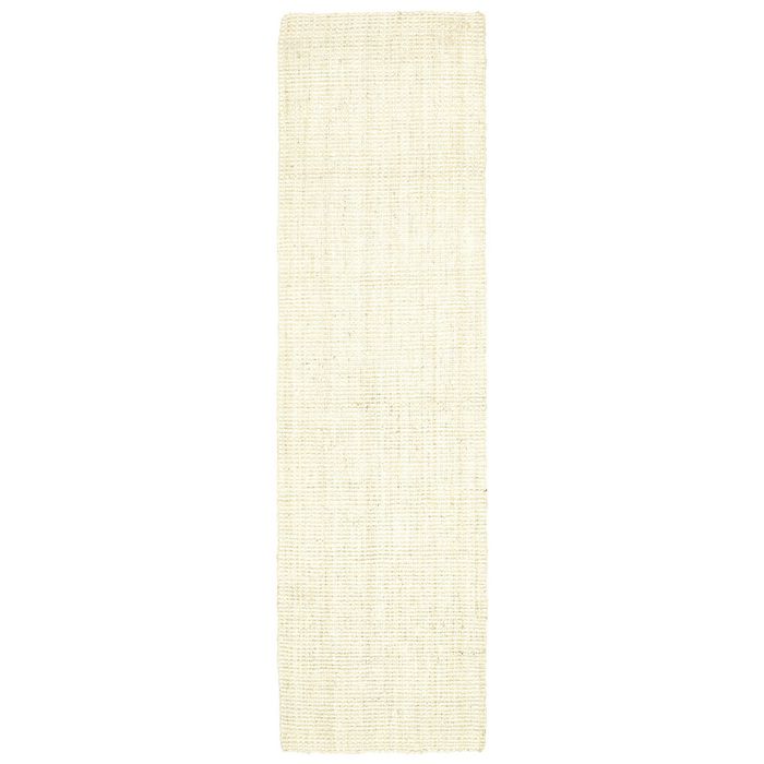 The Rug Connection Gallery Barker Off White 400x80cm - Large Runner Handwoven Jute Indoor Rug