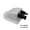 Exotronic White Solar Connector Cable Entry Cover
