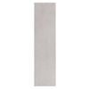 Loopsie-300cm X 80cm-cortina Grey Striped Faux Fur Runner Rug
