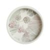 Rayell Botanica Round Food Dining Serving Tray Pink 40x40x6cm