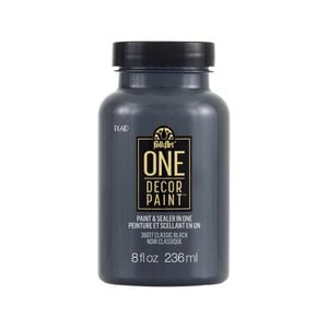 Plaid 236ml Classic Black FolkArt One Decor Paint