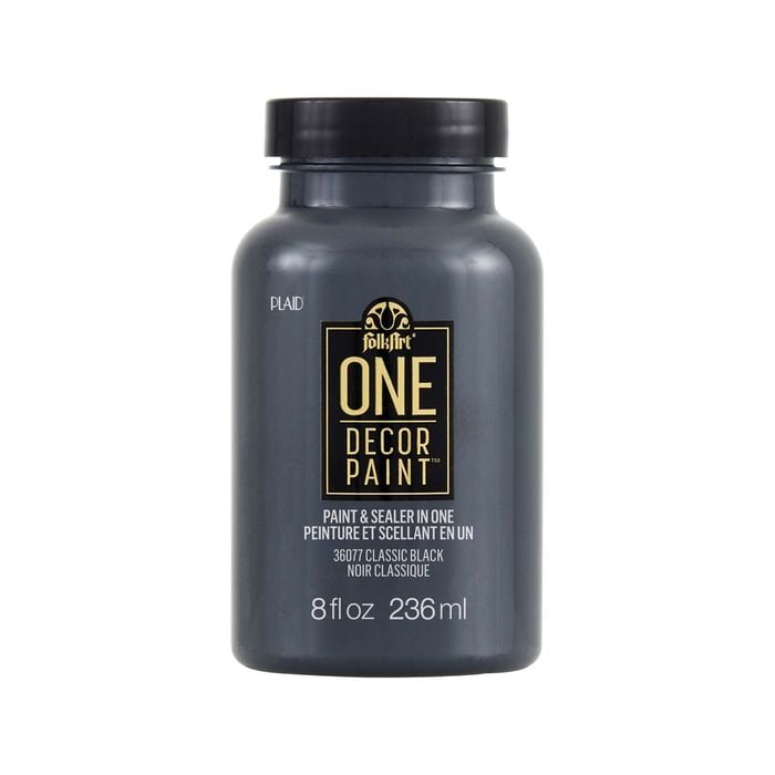 Plaid 236ml Classic Black FolkArt One Decor Paint