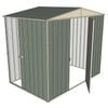Build-a-Shed 2.3 x 1.5 x 2.3m Single Hinge and Single Sliding Door Narrow Shed - Green