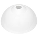 Brilliant 29cm White Basix Dome Batten Fix Shade
