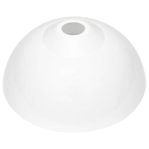 Brilliant 29cm White Basix Dome Batten Fix Shade