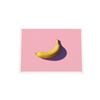 Galrie Stunning Minimal Banana Fine Art Print for Modern Decor, White Frame, A0 84 x 119cm (33 x 47inch)