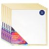 6x Art Boxd 28cm Square Stretch Canvas 280gsm Art Painting W/ Wooden Frame Ntrl
