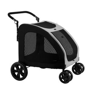i.Pet Pet Dog Stroller Pram Large Carrier Travel Foldable Strollers 4 Wheels
