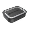 Bentgo Microsteel Lunch Box 5 Cup Leakproof Container Carbon Black 1200ml