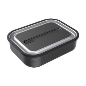 Bentgo Microsteel Lunch Box 5 Cup Leakproof Container Carbon Black 1200ml