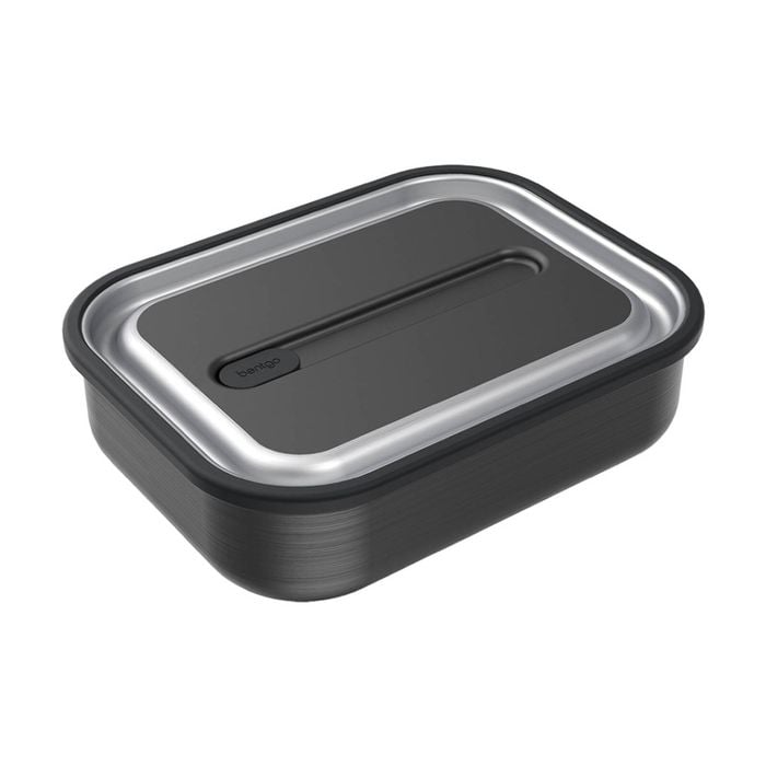 Bentgo Microsteel Lunch Box 5 Cup Leakproof Container Carbon Black 1200ml