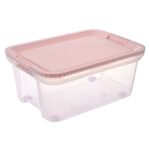 Ezy Storage 32L Ultimate Storage Clear Tub Pink